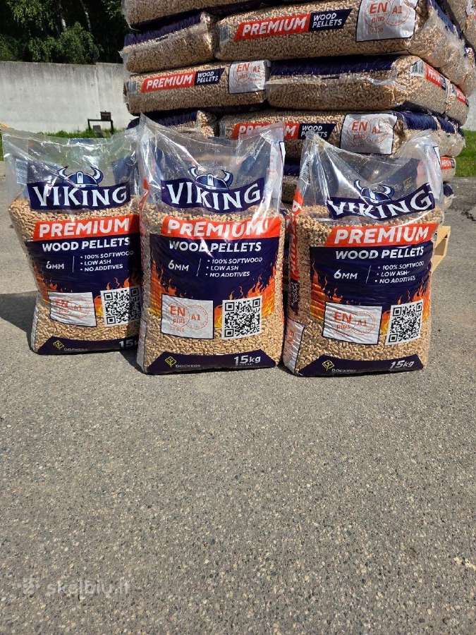 Premium sertifikuotos medienos granulės Enplus A1 - nuotraukos Nr. 2