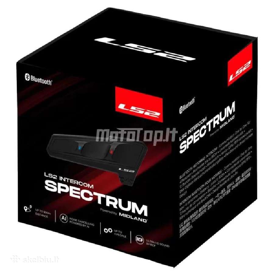 Pasikalbėjimo Įranga Šalmui Ls2 Spectrum - nuotraukos Nr. 4