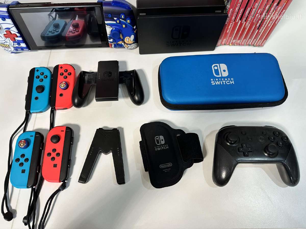 Nintendo Switch su visais priedais - nuotraukos Nr. 2