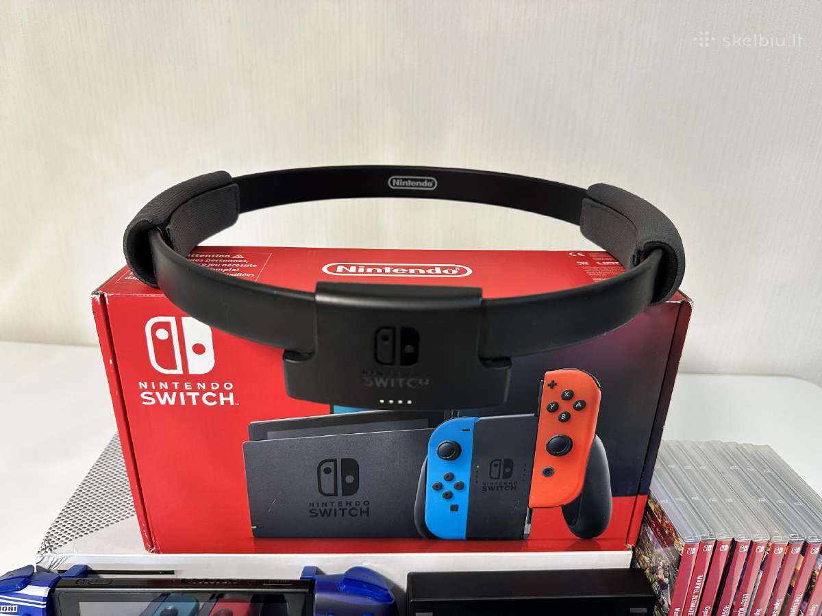 Nintendo Switch su visais priedais - nuotraukos Nr. 4