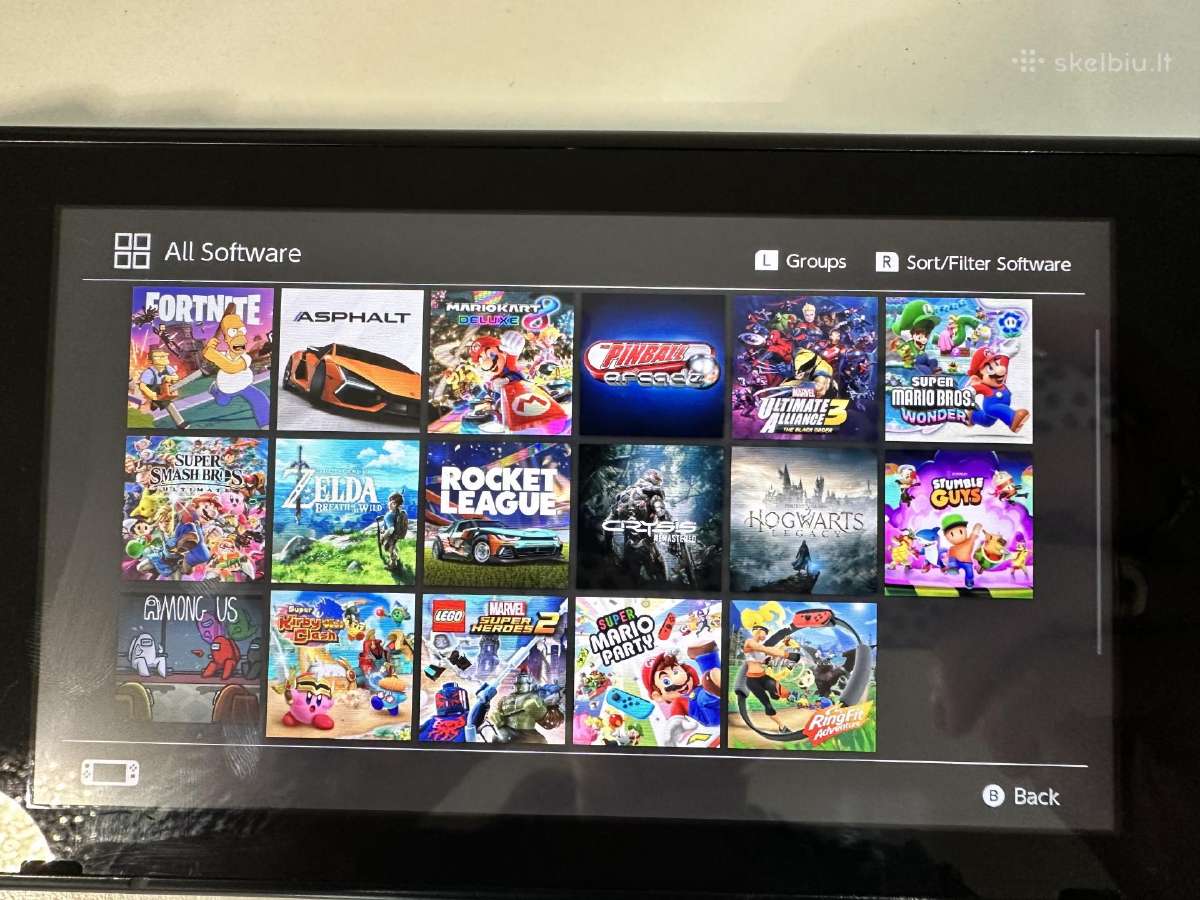 Nintendo Switch su visais priedais - nuotraukos Nr. 9