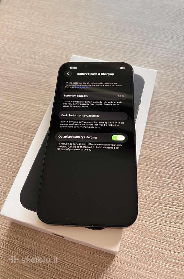 iPhone 13 Midnight 128gb - nuotraukos Nr. 7