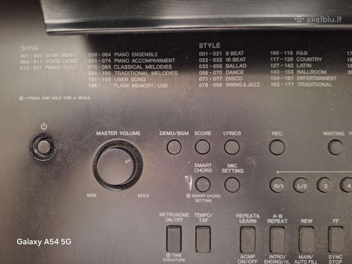 Yamaha Dgx-660 - nuotraukos Nr. 5