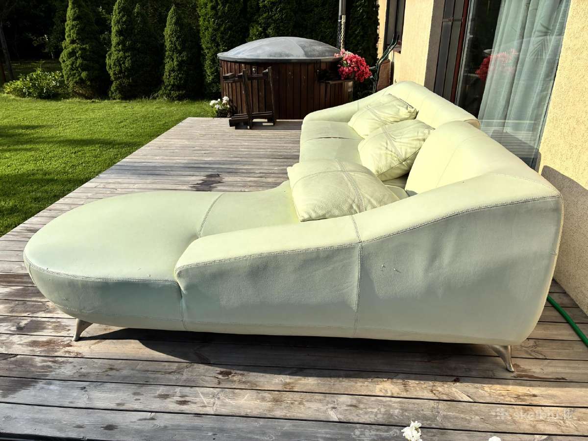 Dovanoju! Tikros odos sofa - nuotraukos Nr. 3