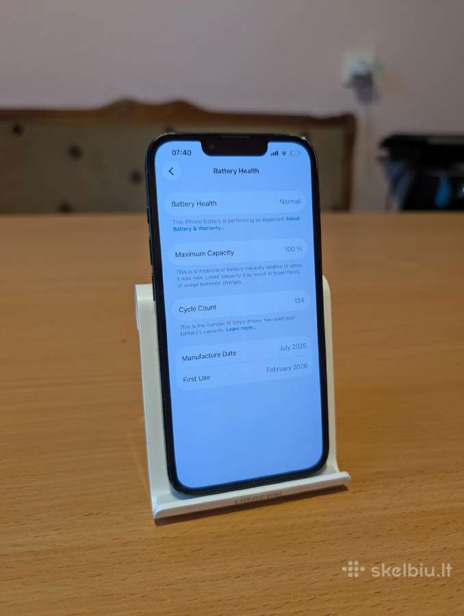 iPhone 16e 100% battery health + pirkimo dok - nuotraukos Nr. 8