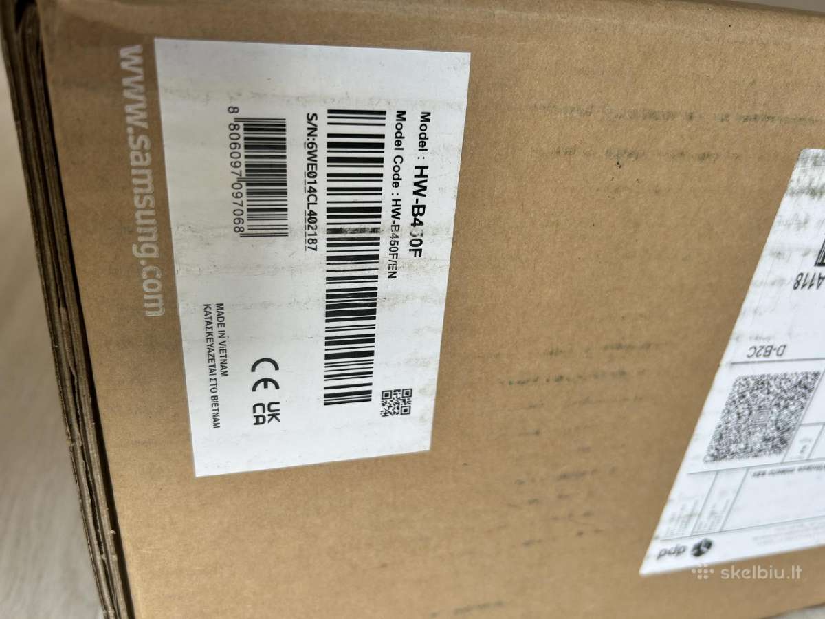Samsung soundbar B450f - nuotraukos Nr. 3