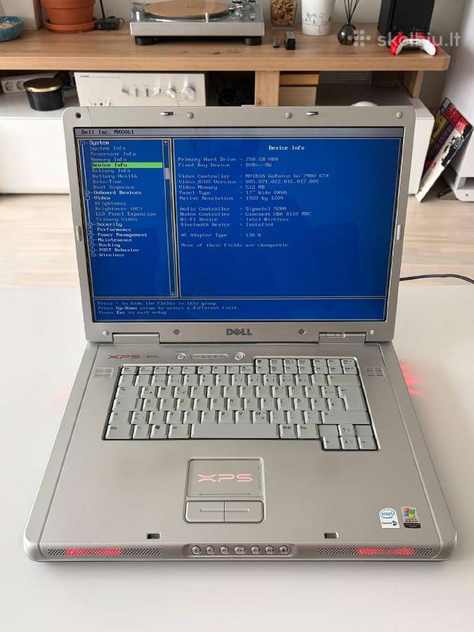 Dell Xps M1710 - nuotraukos Nr. 4