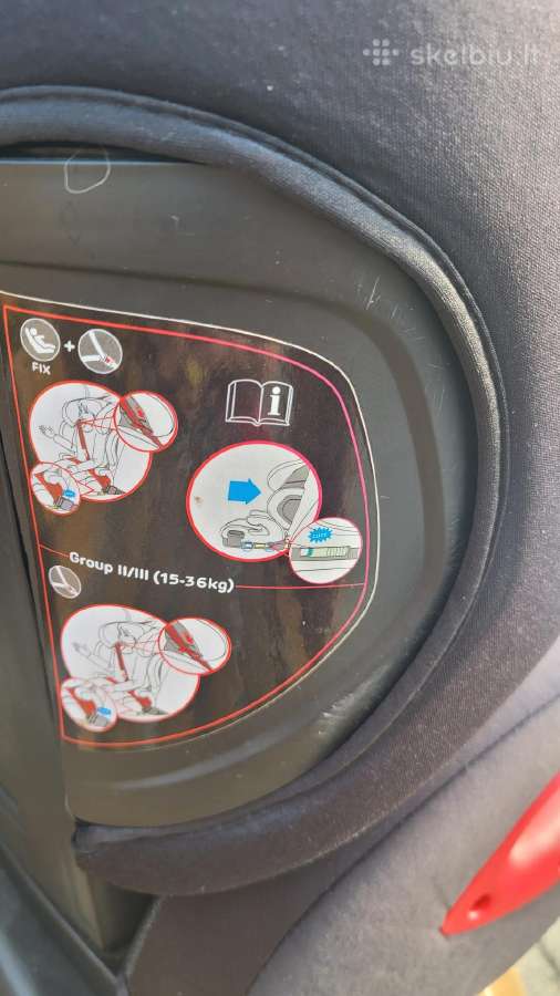 Kinderkraft autokedutė 15-36kg - nuotraukos Nr. 2