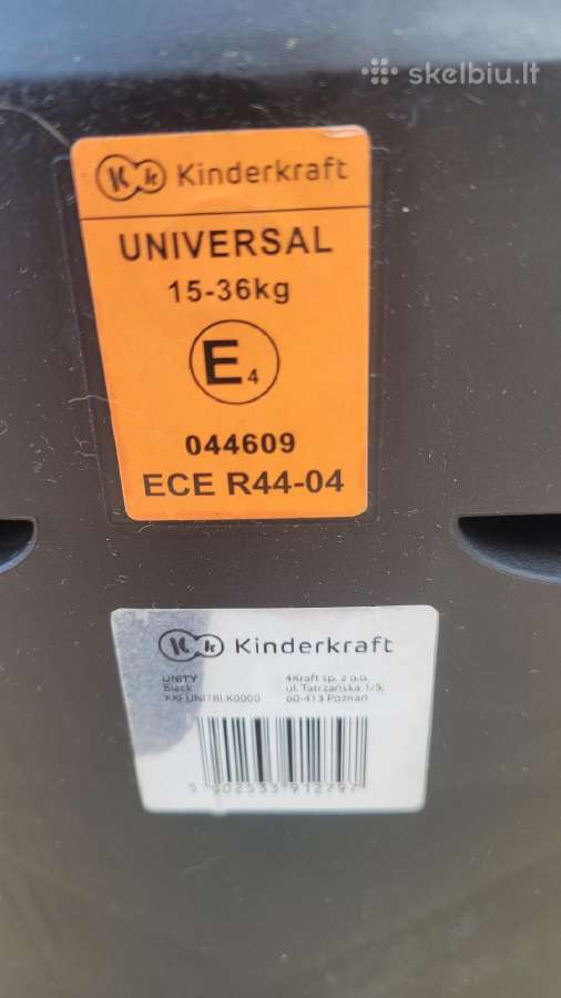 Kinderkraft autokedutė 15-36kg - nuotraukos Nr. 4