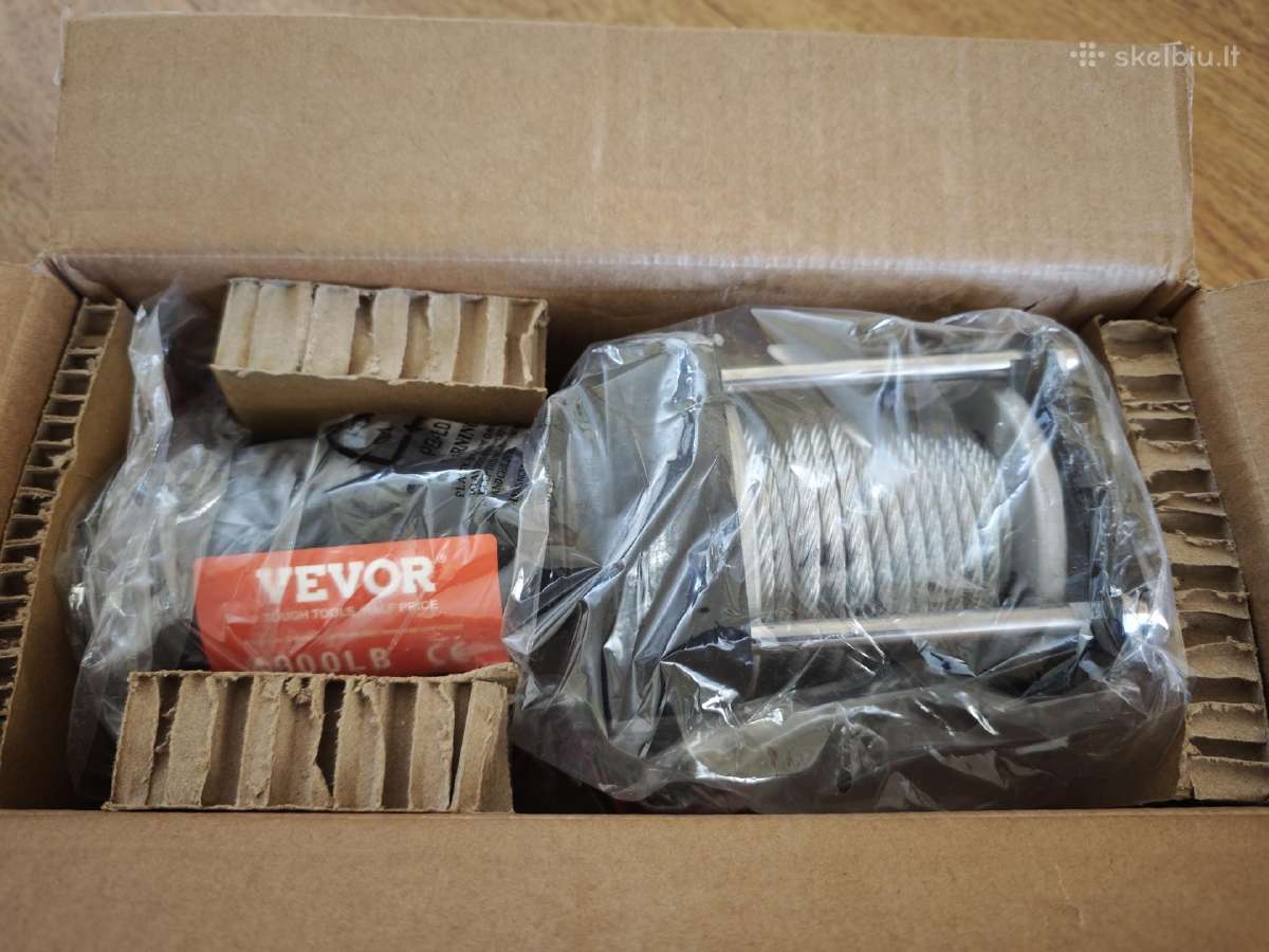 Naujos tempimo gervės 3000lbs ir 3500lbs 12v - nuotraukos Nr. 4