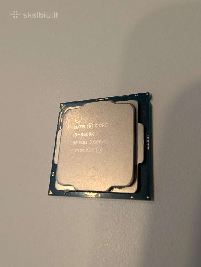 Intel I5 8600k cpu - nuotraukos Nr. 2