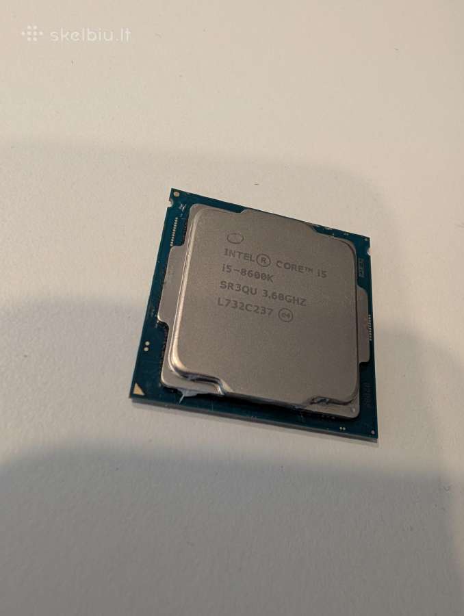 Intel I5 8600k cpu - nuotraukos Nr. 3
