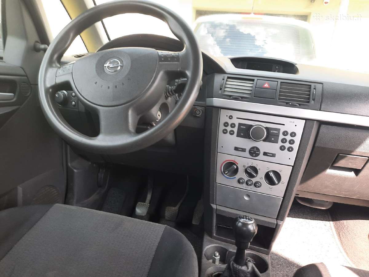 Opel Meriva 1.4 Benzinas/dujos, važiuoja, be Ta - nuotraukos Nr. 9