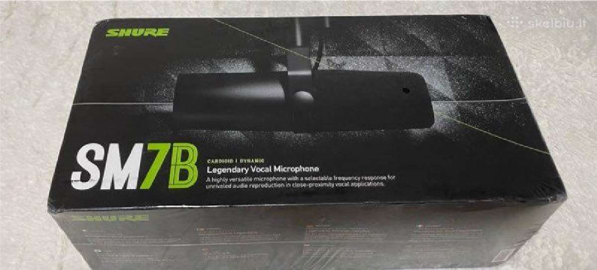 Shure Sm7b mikrofonas - nuotraukos Nr. 4