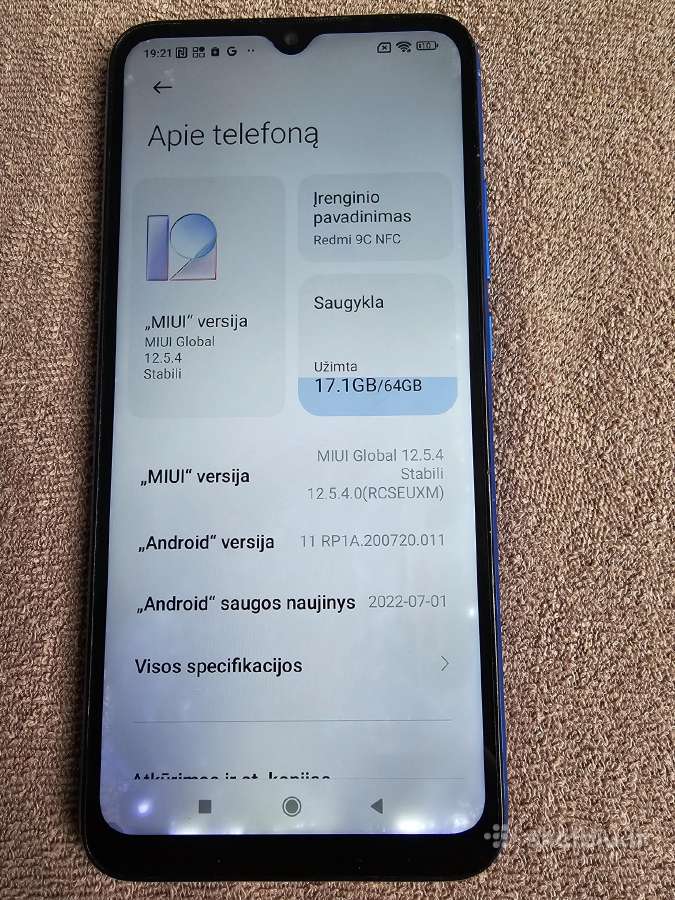 Xiaomi redmi 9c nfc - nuotraukos Nr. 4
