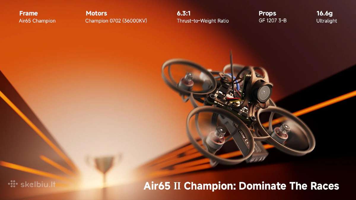 Nauji Betafpv Air65 II 1s fpv dronai - nuotraukos Nr. 10