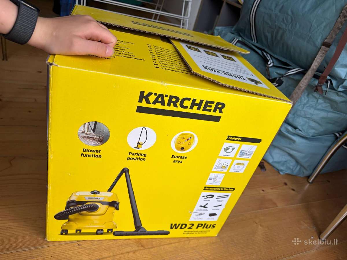 Karcher W2 Plus Dulkių Siurblys - nuotraukos Nr. 2