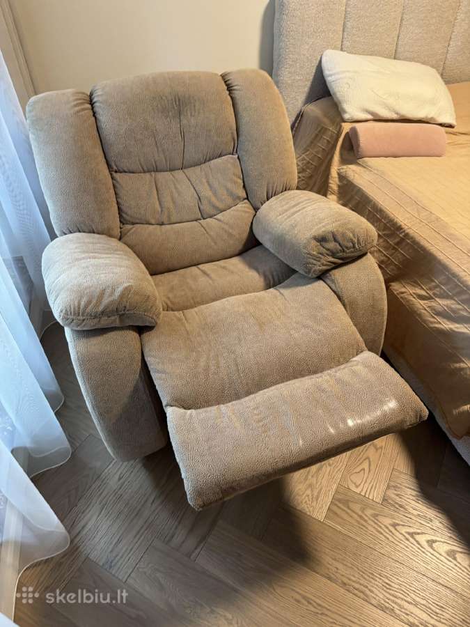 Sukamas išskleidžiamaa fotelis / recliner - nuotraukos Nr. 3