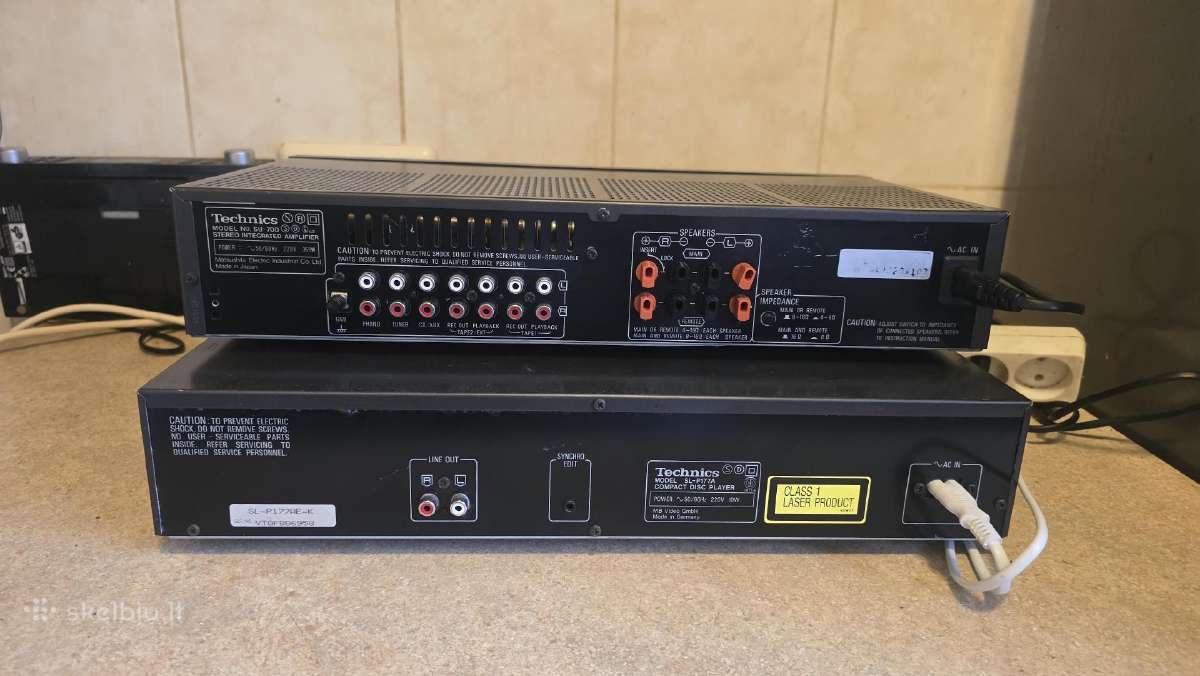 Technics stiprintuvas ir CD grotuvas - nuotraukos Nr. 2
