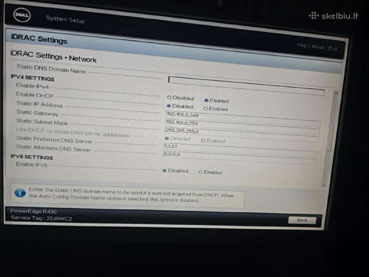 Dell Poweredge R430 - nuotraukos Nr. 7