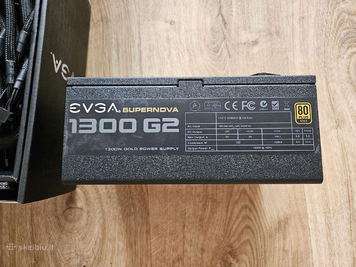 Evga Supernova G2 1300w 80+ Gold - nuotraukos Nr. 3