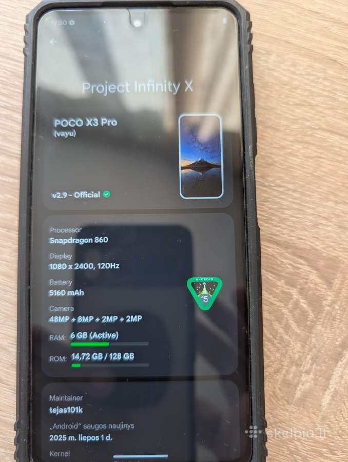 Poco X3 Pro 6+128gb - nuotraukos Nr. 2