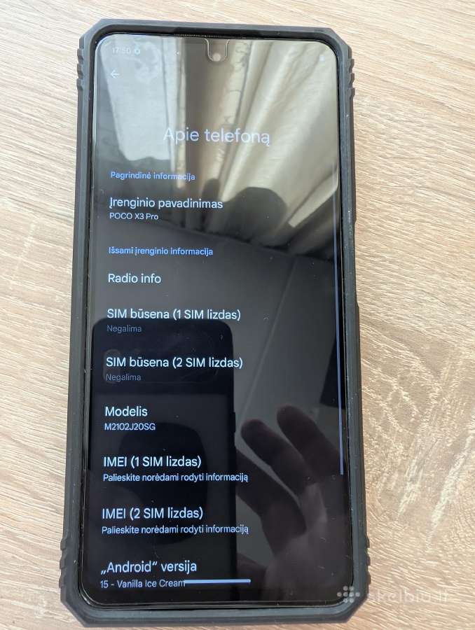Poco X3 Pro 6+128gb - nuotraukos Nr. 3