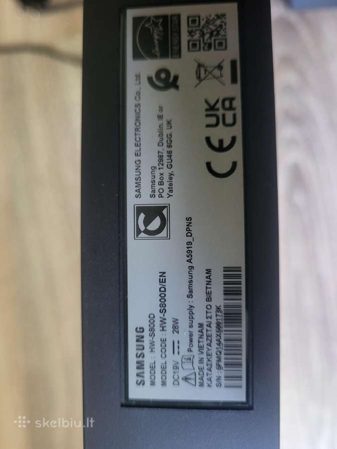 Samsung soundbar - nuotraukos Nr. 4