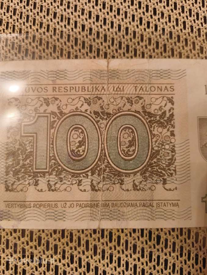 Banknotai Talonai Vagnorkes Originalai - Apyvartin - nuotraukos Nr. 3