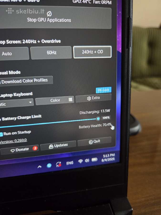 Rog Zephyrus G15 - nuotraukos Nr. 12