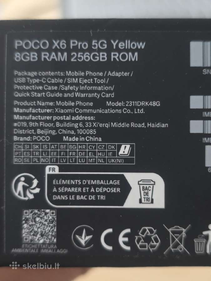 Parduodu Poco X6 Pro - nuotraukos Nr. 4