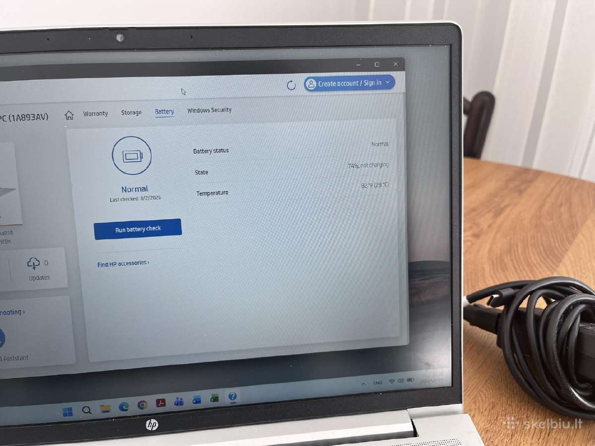 Hp Probook 450 G8 - nuotraukos Nr. 4