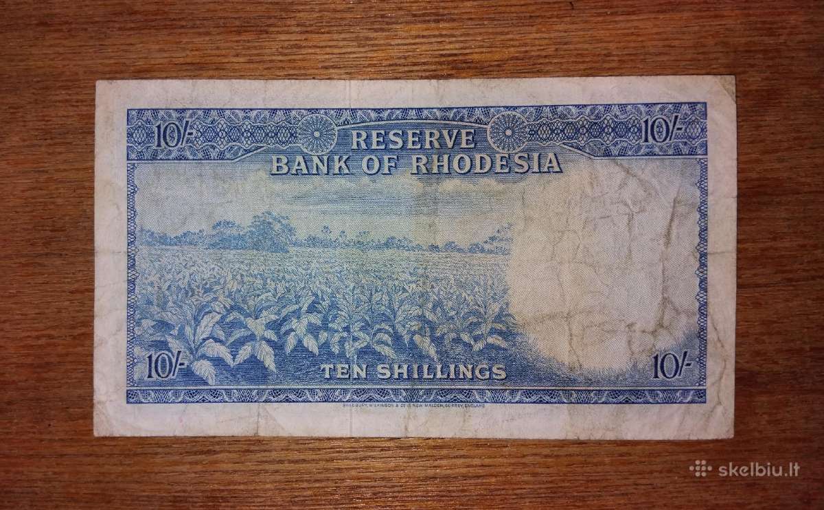 Rodežos 10 šilingu banknotas - nuotraukos Nr. 2