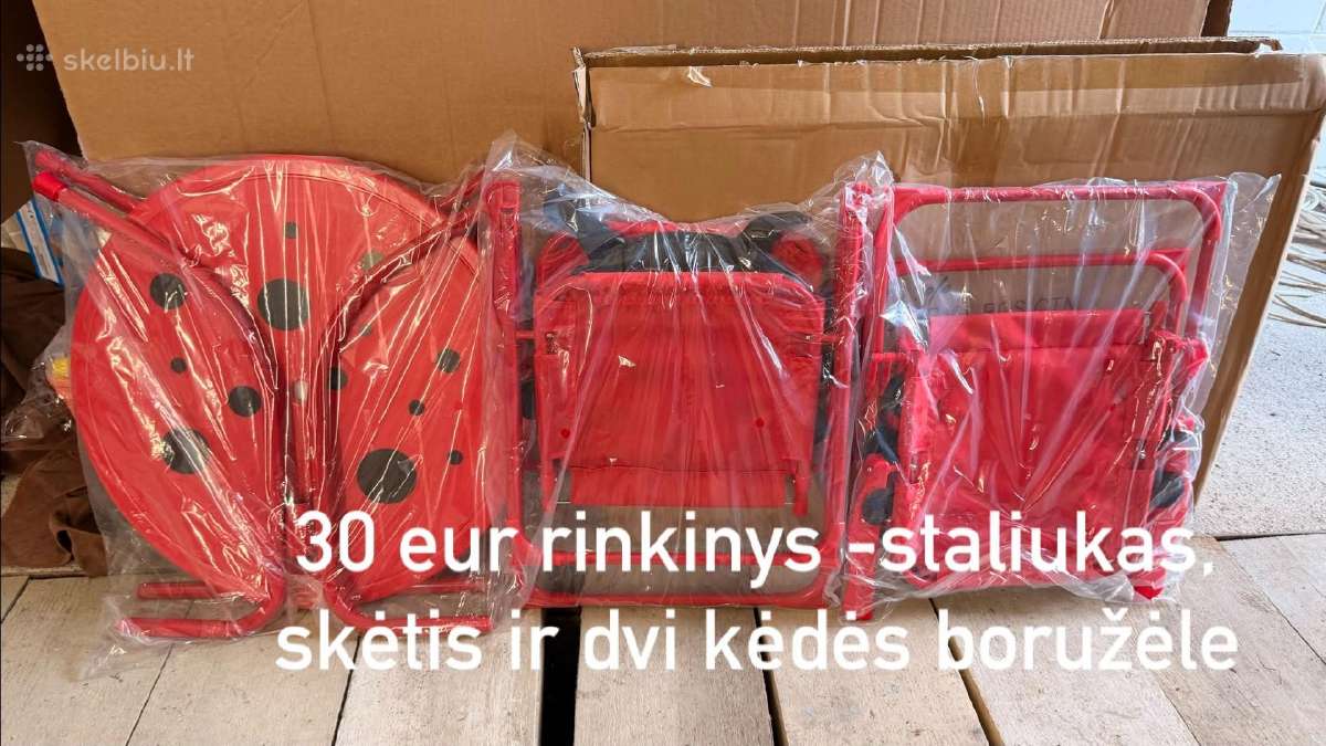 Nauji neišpakuoti vasaros vaikiški boružės Baldai - nuotraukos Nr. 2