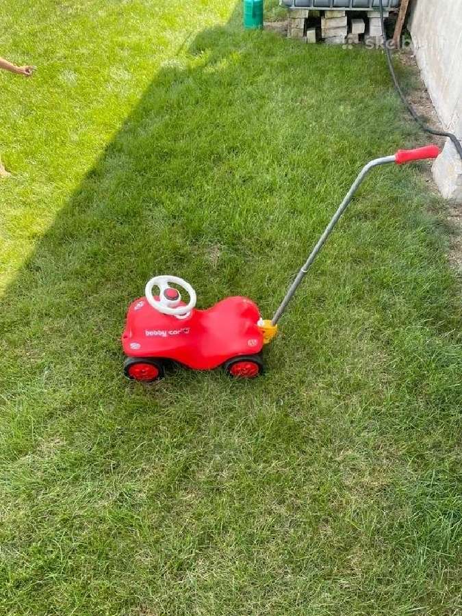 Bobby Car paspiriama mašina su priekaba ir vairu - nuotraukos Nr. 3