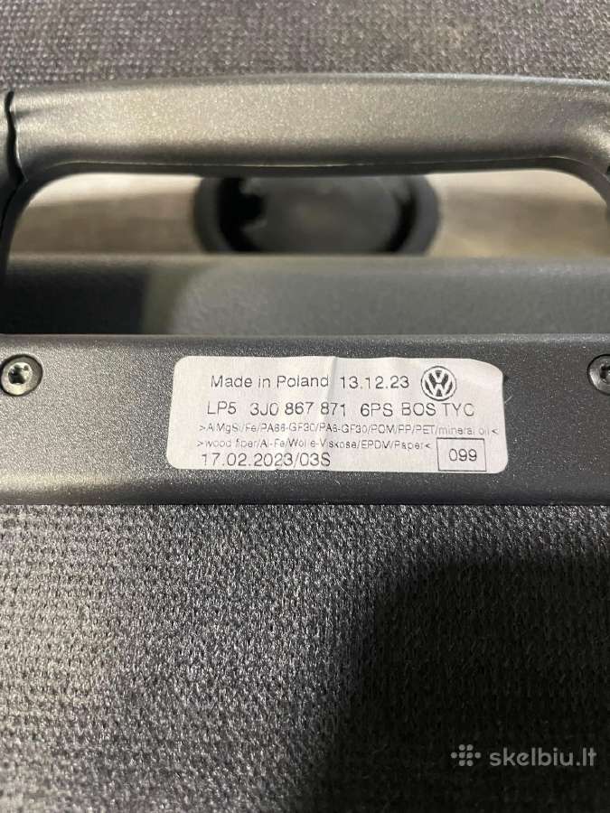 VW Passat B9 galinė užuolaida ( Štorkė) 3j0867871 - nuotraukos Nr. 2