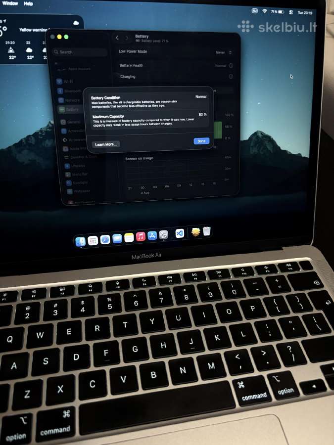 MacBook Air M1 2020 - nuotraukos Nr. 2