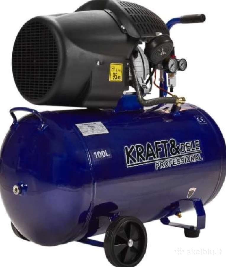 Alyvinis kompresorius 100l 3000w Kd4065 - nuotraukos Nr. 3