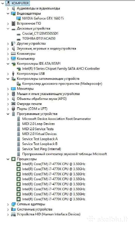 Gaming Pc i7-4770k / Gtx 1660 Ti / 16gb - nuotraukos Nr. 2