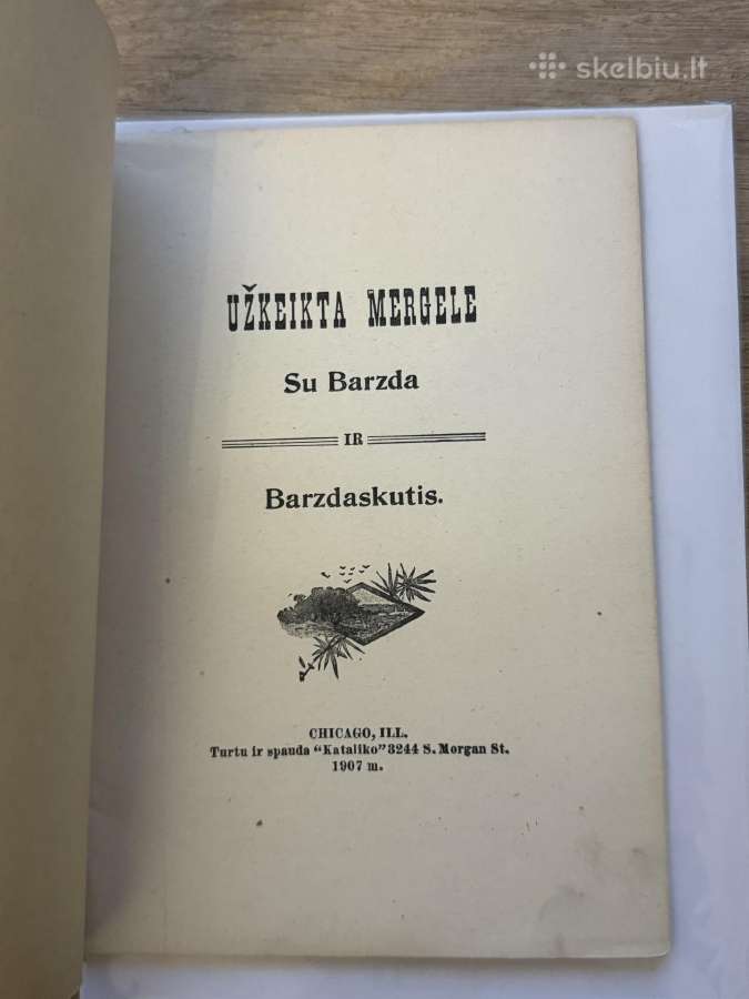 Užkeikta mergele su barzda ir barzdaskutis 1907 m - nuotraukos Nr. 2