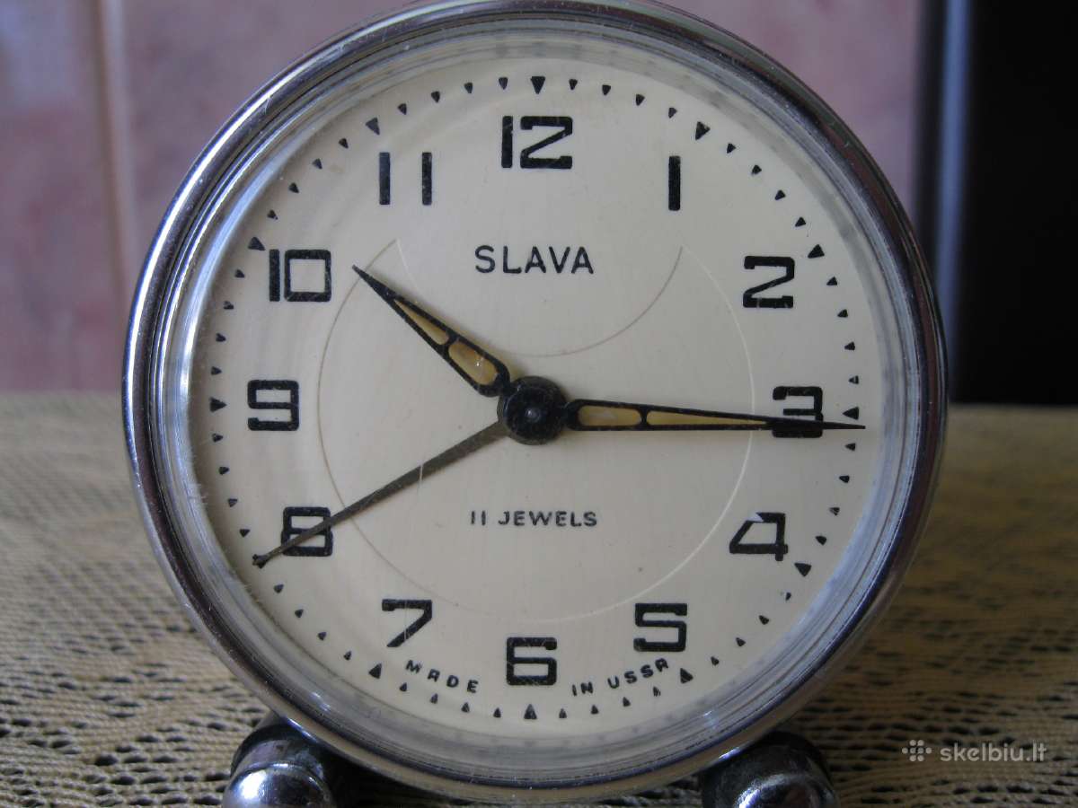 CCCP Laikrodis Zadintuvas.zr. foto. Veikia . - nuotraukos Nr. 2