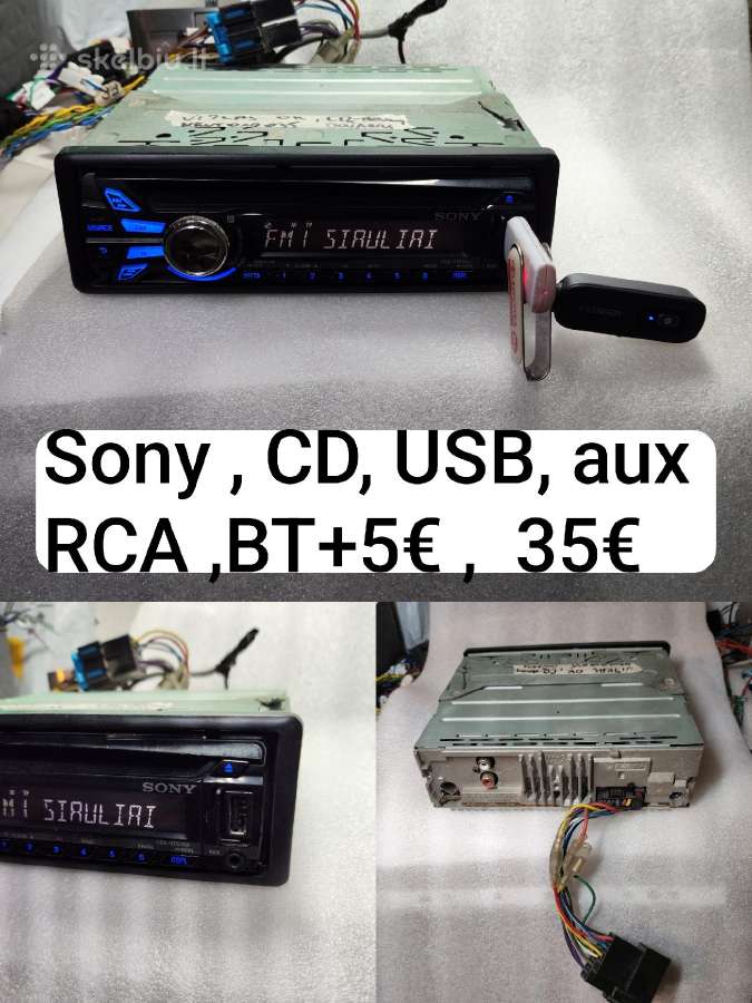 Automagnetola bluetooth, Usb, tel.laikiklis - nuotraukos Nr. 2