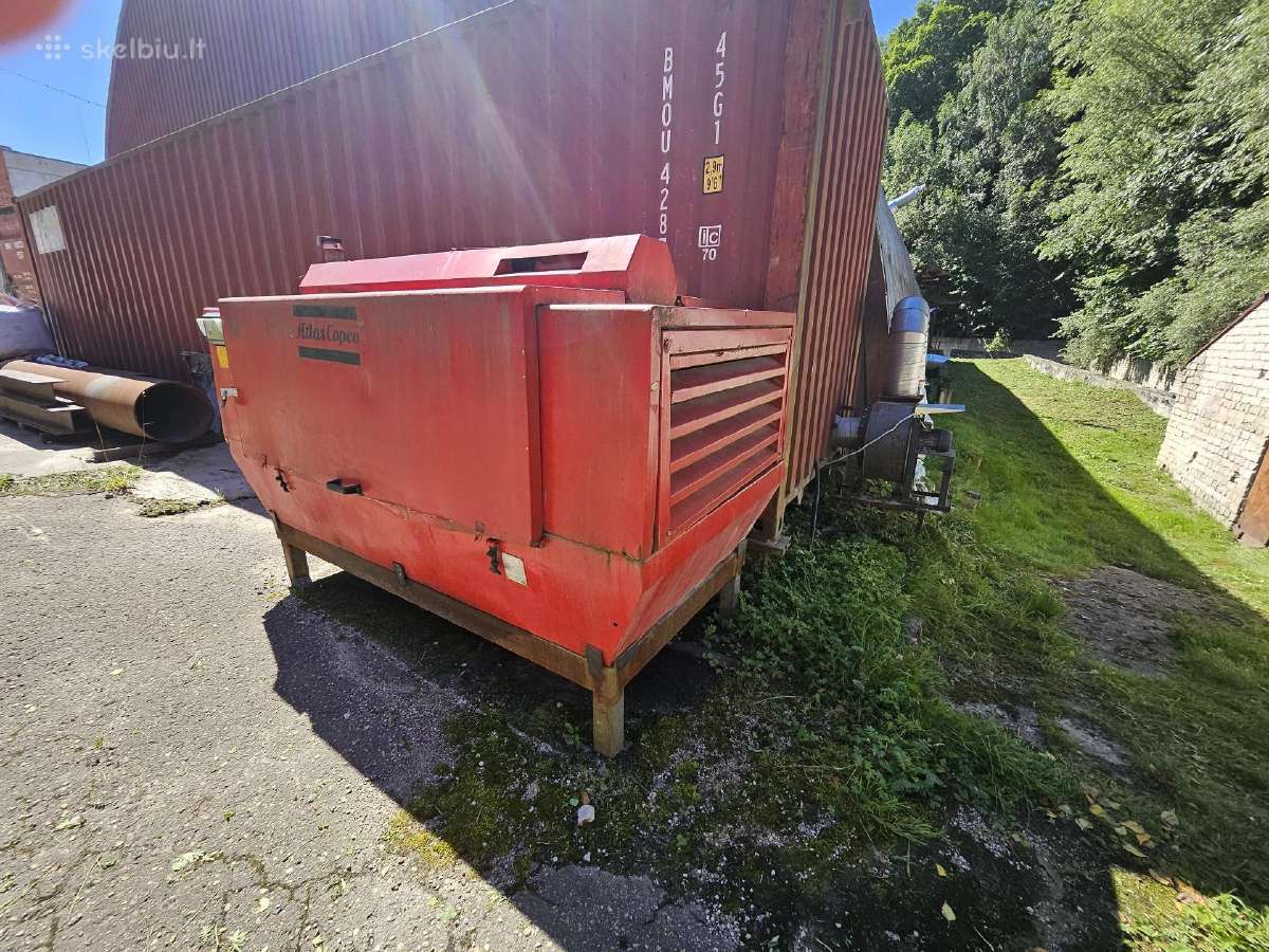 Dyzelinis kompresorius Atlas Copco Xas 186 Eurobox - nuotraukos Nr. 2