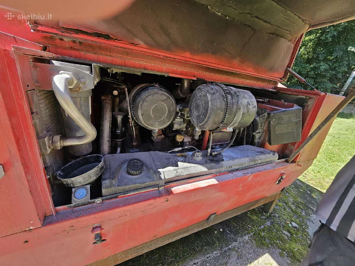 Dyzelinis kompresorius Atlas Copco Xas 186 Eurobox - nuotraukos Nr. 4