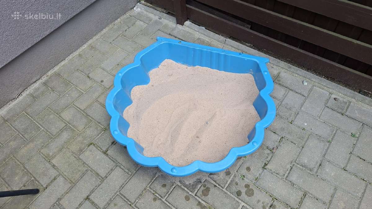 Plastikinė smėlio dėžė - nuotraukos Nr. 2