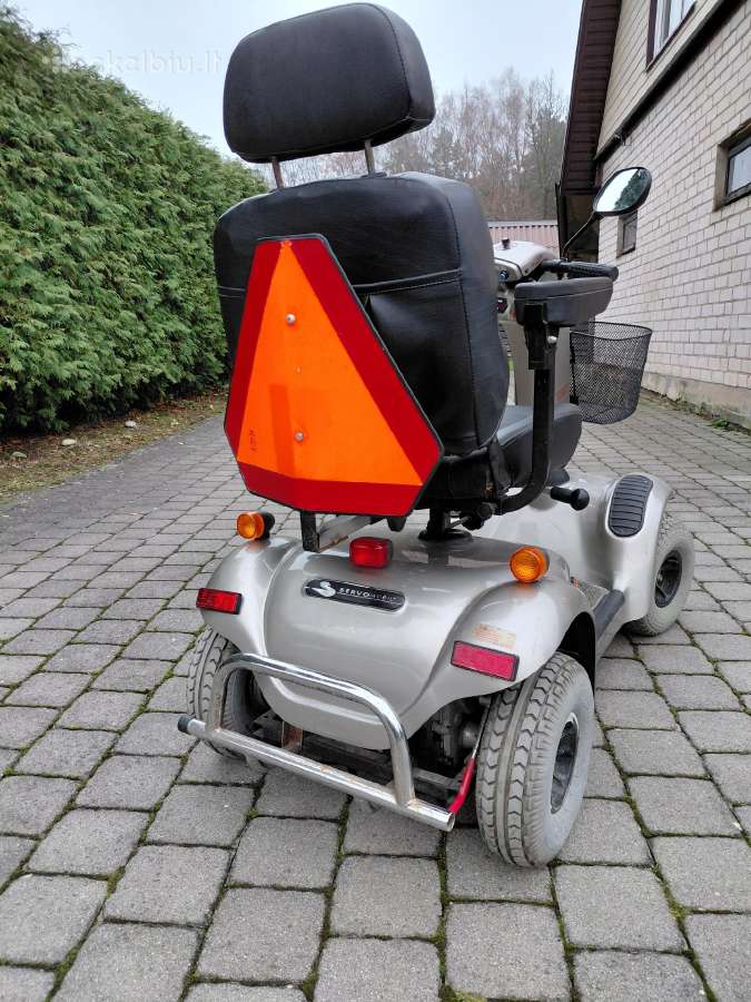 Elektrinis keturratis skuteris senjorams - nuotraukos Nr. 2