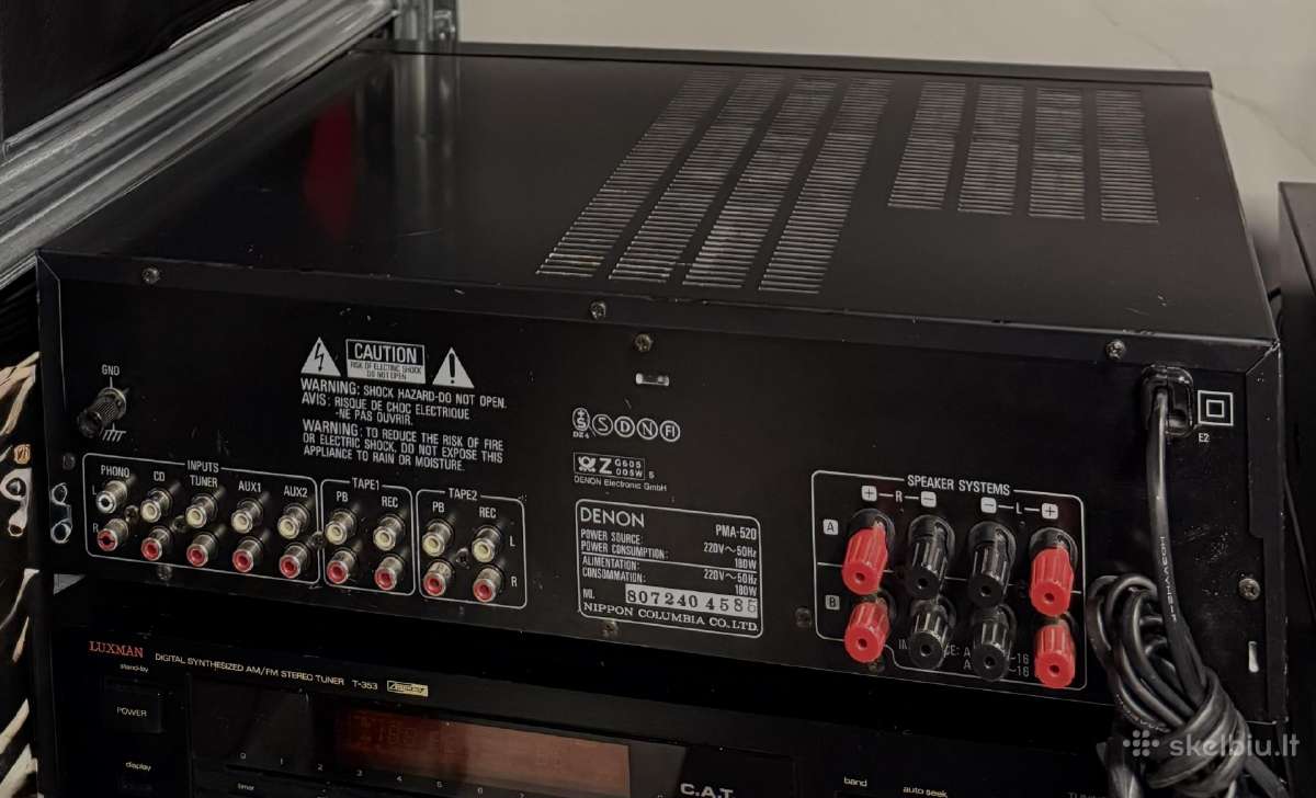 Denon pma-520 / denon produkcija - nuotraukos Nr. 2