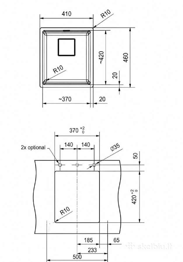 Nauja Franke Kubus 2 Kng 110-37 Fragran - nuotraukos Nr. 3