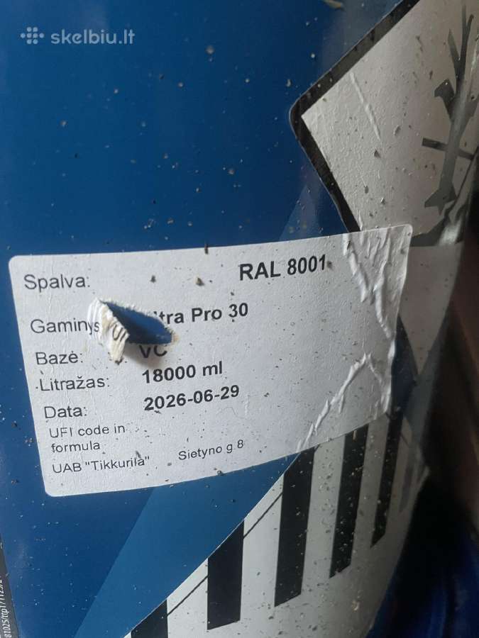 Tikkurila fasado dažai - nuotraukos Nr. 2