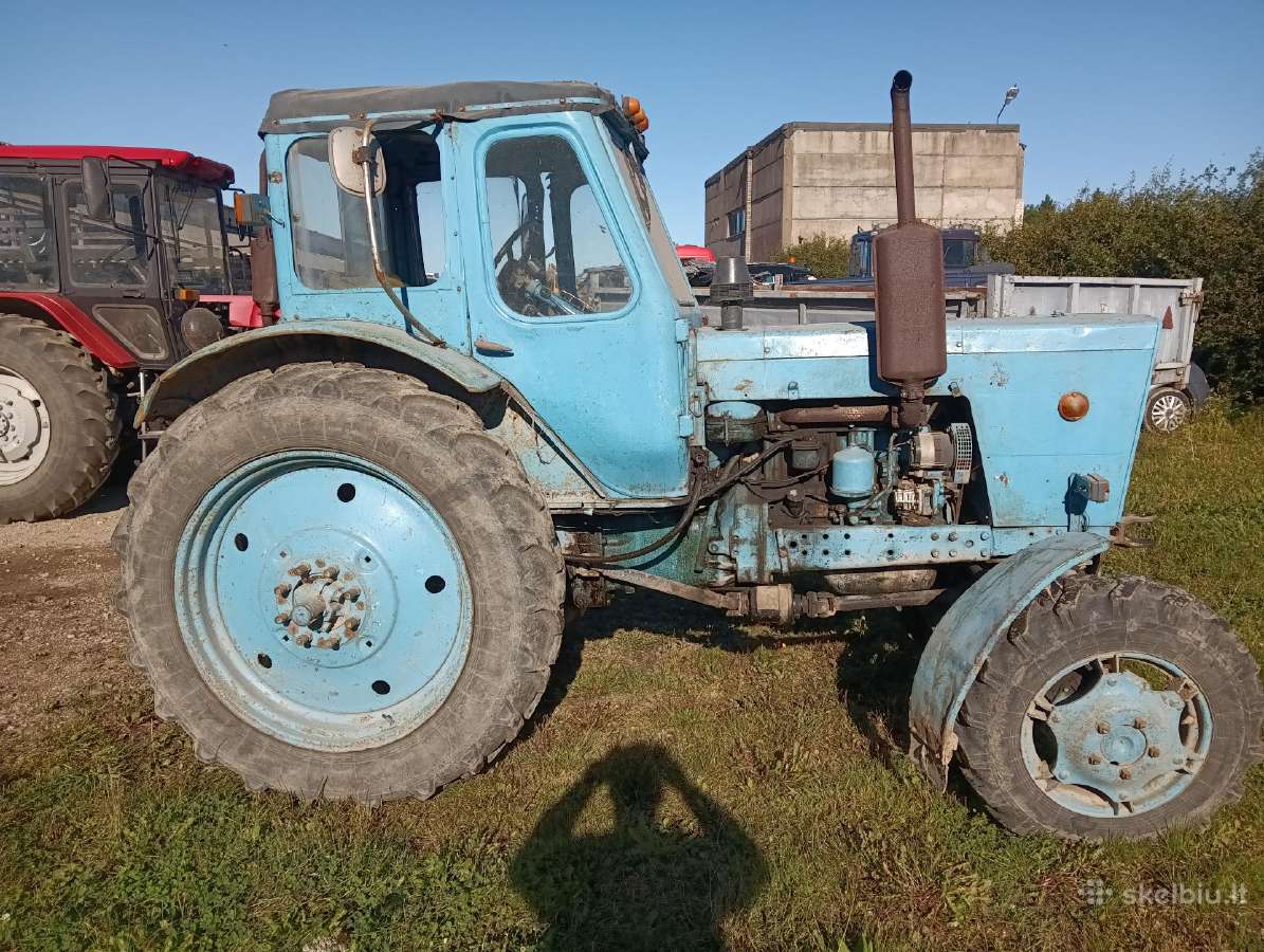 Du traktoriai Belarus Mtz-80 ir Mtz-52 - nuotraukos Nr. 4